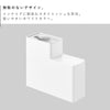 替えブラシ収納付き流せるトイレブラシスタンド プレート ホワイト.|s2